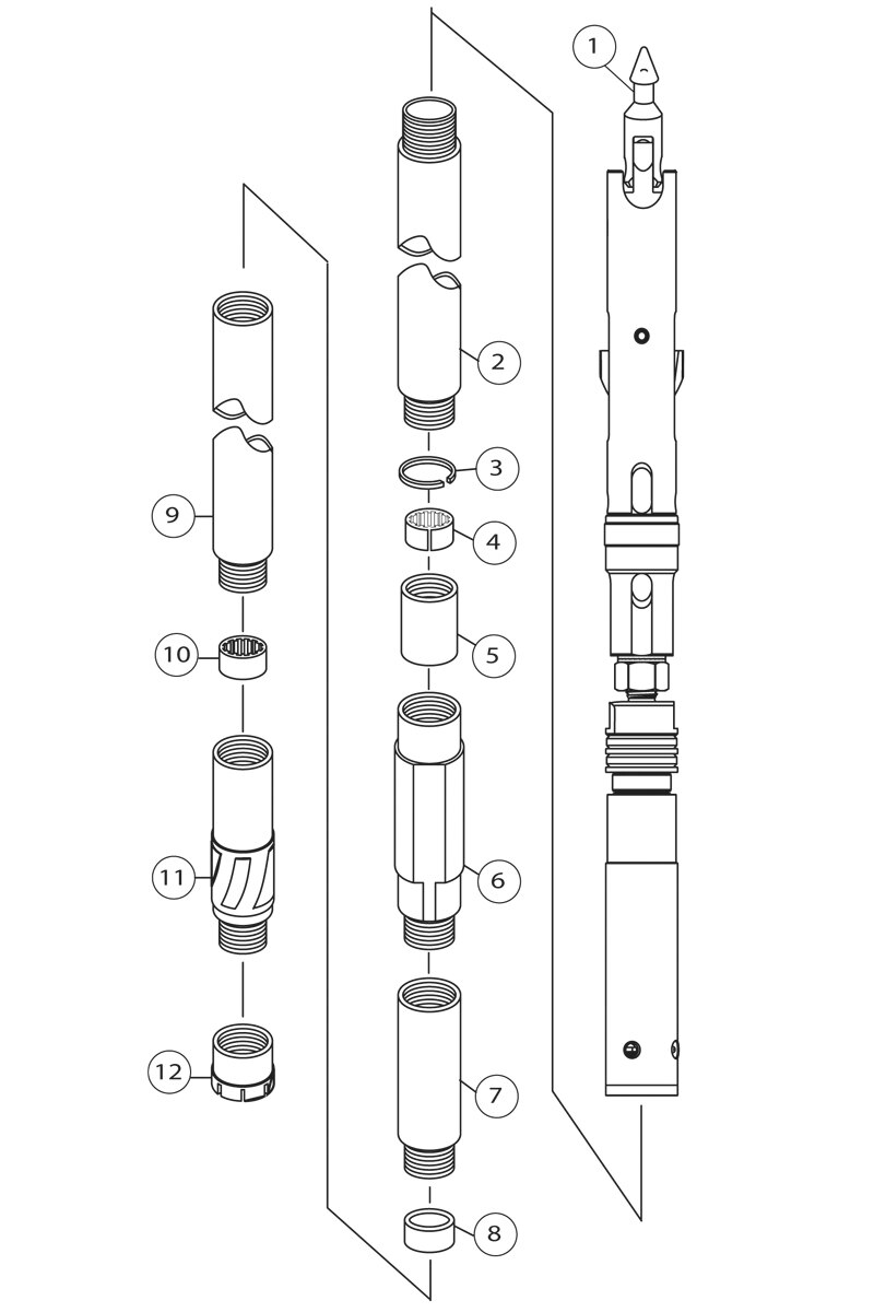 HWL V-Latch Core Barrel